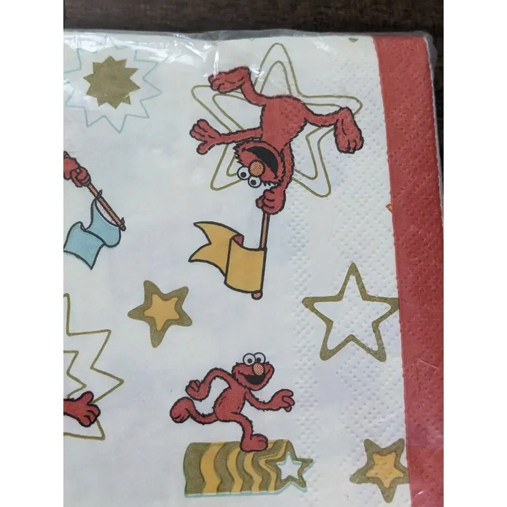Sesame Street Birthday Party 40 Lunch Napkins 3 Ply -12 7/8